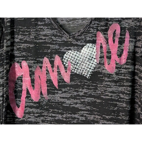 LOT OF 2 Lane Bryant AMORE PARIS MILAN FASHION T-Shirt Womens 26 28 Rhinestone - Picture 3 of 12